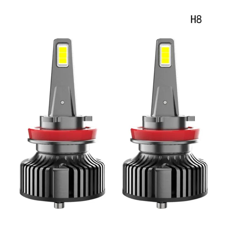 Car LED headlight bulb 60W 8000LM with aluminium housing IP67 for H1 H4 H7 9005 9006