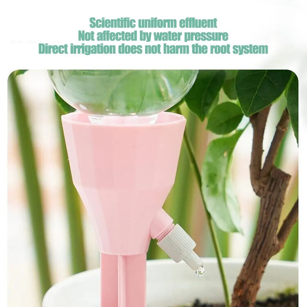 Automatic garden watering device in white PP plastic 16.5cm for plant root hydration