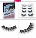 3D false eyelashes handmade from imported fiber with wispy design in L01 style