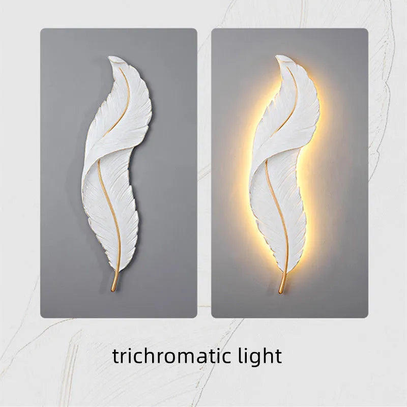 Modern LED wall lamp with PVC shade in small 20x65cm size for bedroom or living room