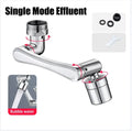 Copper swivel universal extension bubbler with 1080-degree rotation and dual mode water flow for kitchen sink