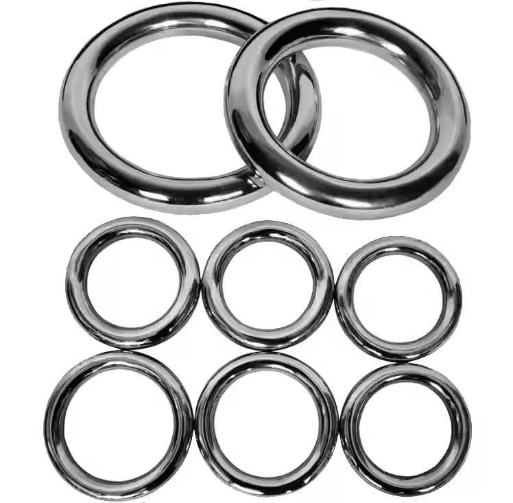 Iron Arm Skill Wing Chun carbon steel training ring in three sizes for martial arts strength exercises
