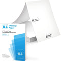 White A4 thermal printer paper for portable thermal printers