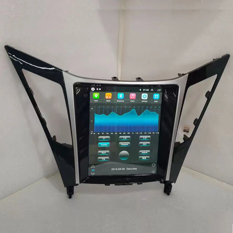 9.7-inch vertical Android car navigator for 2008 Hyundai Sonata dashboard installation