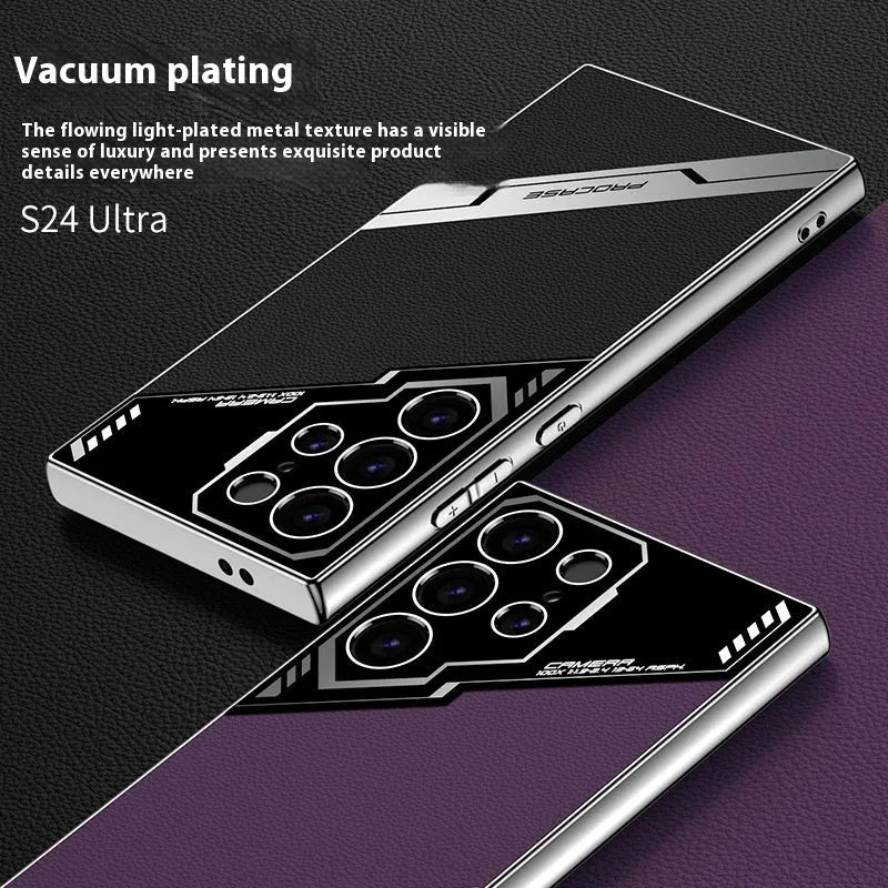 Electroplated TPU phone case for Samsung S24 Ultra in Poplar Green colour