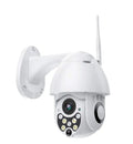 Outdoor dome wifi surveillance camera with 2MP 1080P resolution and 15m infrared night vision in waterproof plastic housing