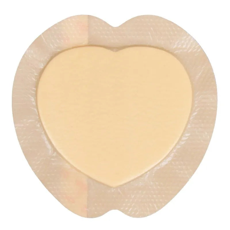 Large skin-colour silicone bedsore sticker with silica gel foam for pressure sore prevention