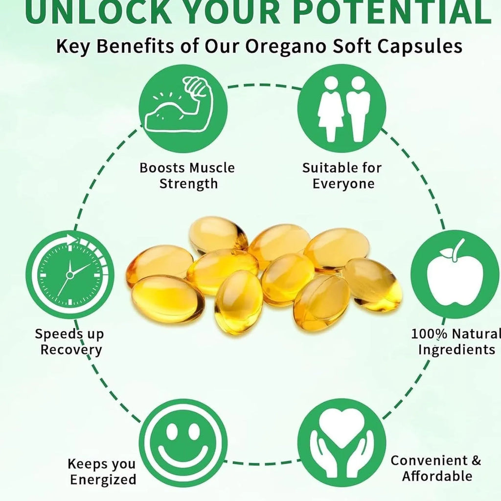 Black seed oil olive oil capsules in softgel form, available in 60 or 180 piece packs
