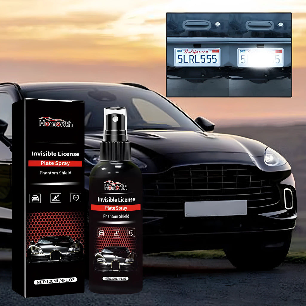 Invisible license plate spray 100ml transparent coating bottle with protective spray nozzle