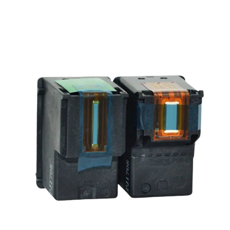 Black and colour compatible ink cartridges for HP Deskjet and Officejet printers.