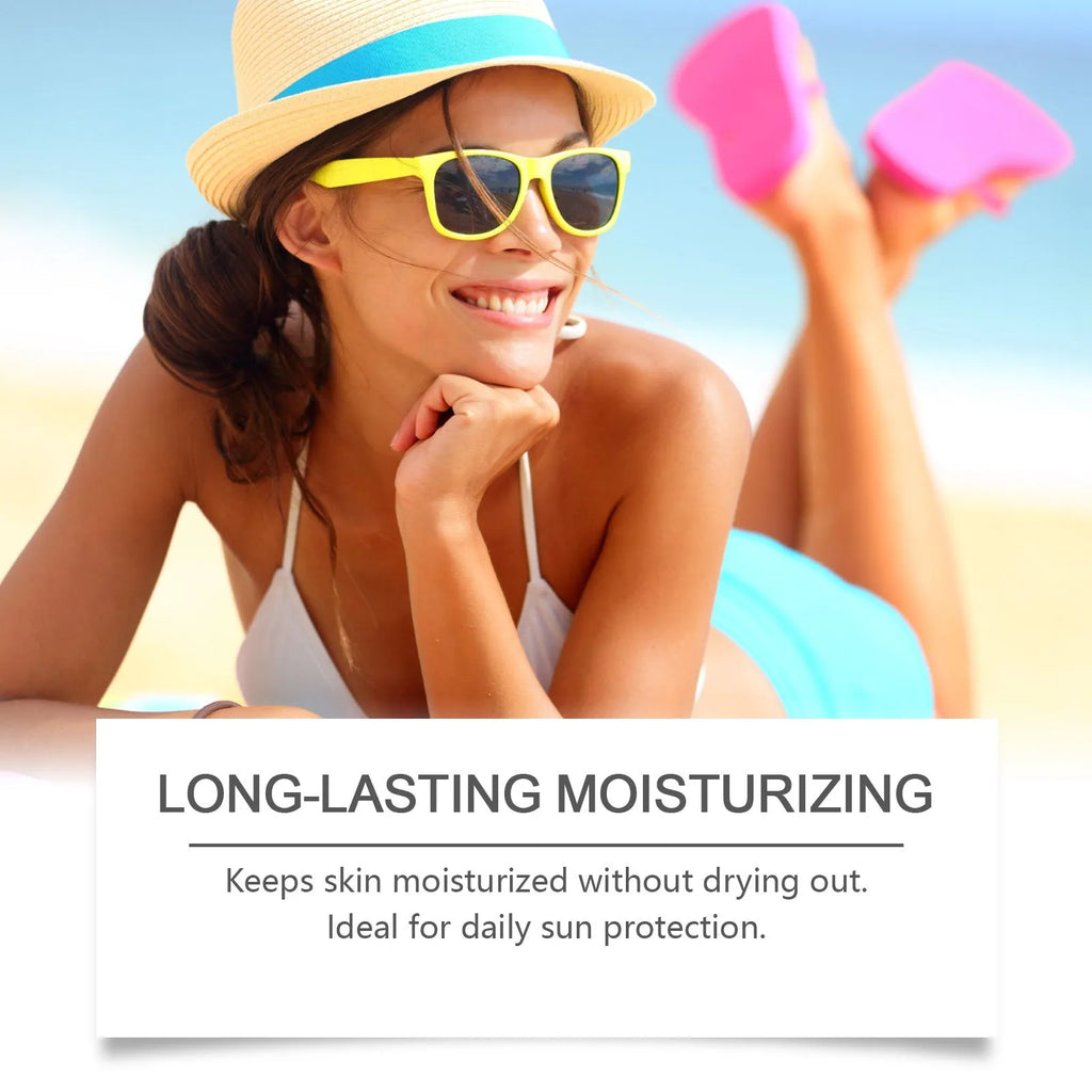 23g sunscreen stick with non-oily formula containing ceramide NP and titanium dioxide for face and body protection