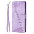 REALME 11 line stripe phone case with card holder and crossbody strap in blue for OPPO