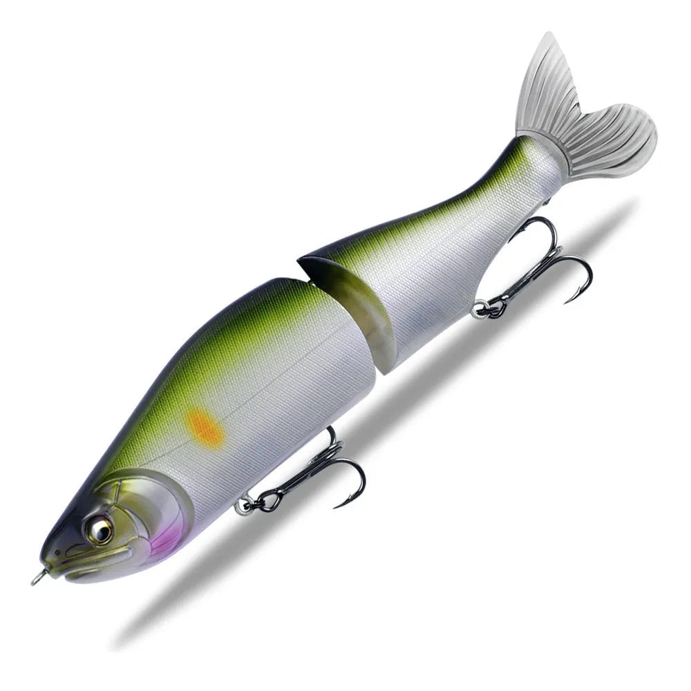 185mm soft plastic fishing bait showing colour variations for bass fishing