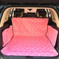 Footprint Dog Transporters waterproof car seat hammock protector with safety belt D1010, 130cm by 150cm by 55cm, rear double seat pet cover