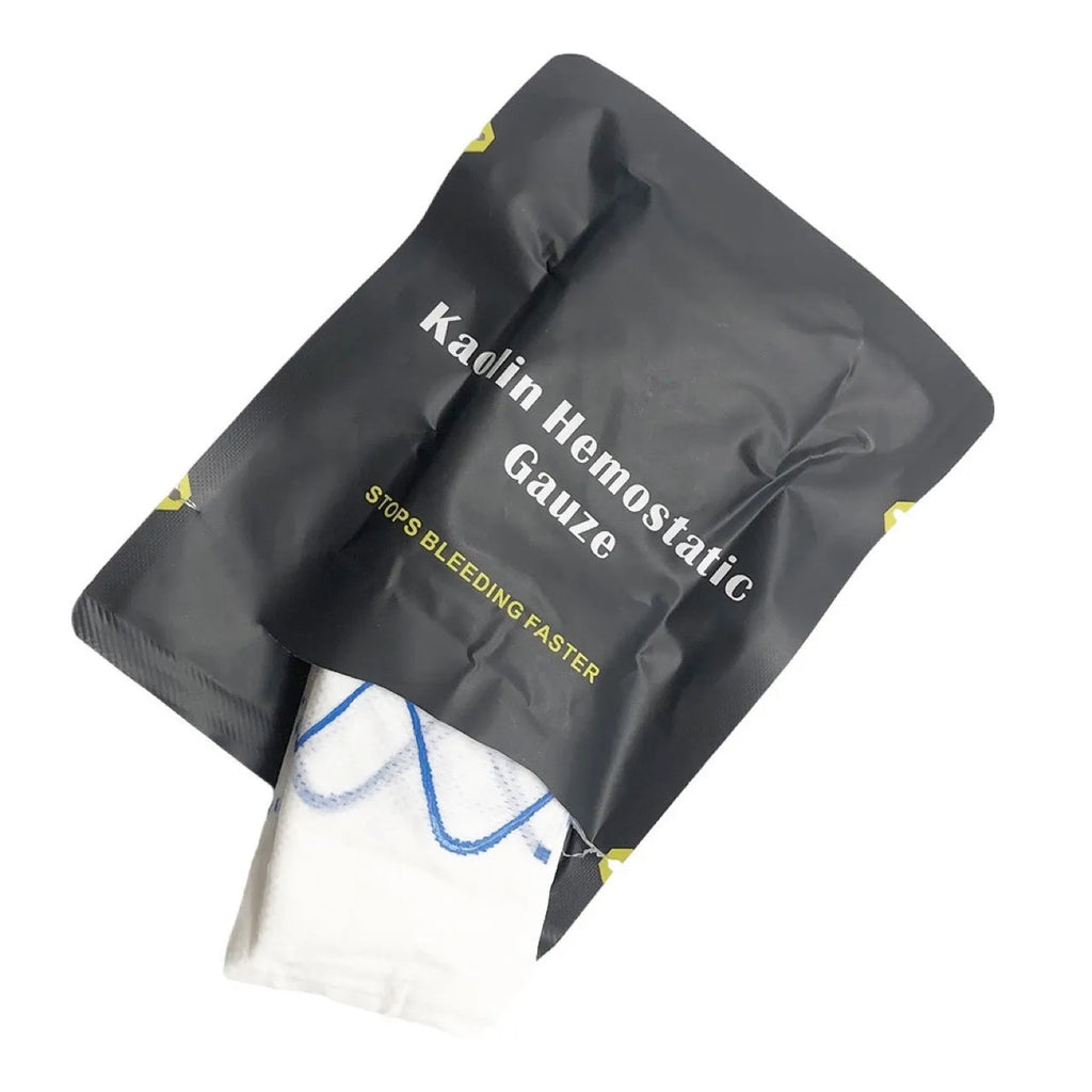 Black packaged Surgicel haemostatic gauze dressing 7.5cm x 1m for bleeding control