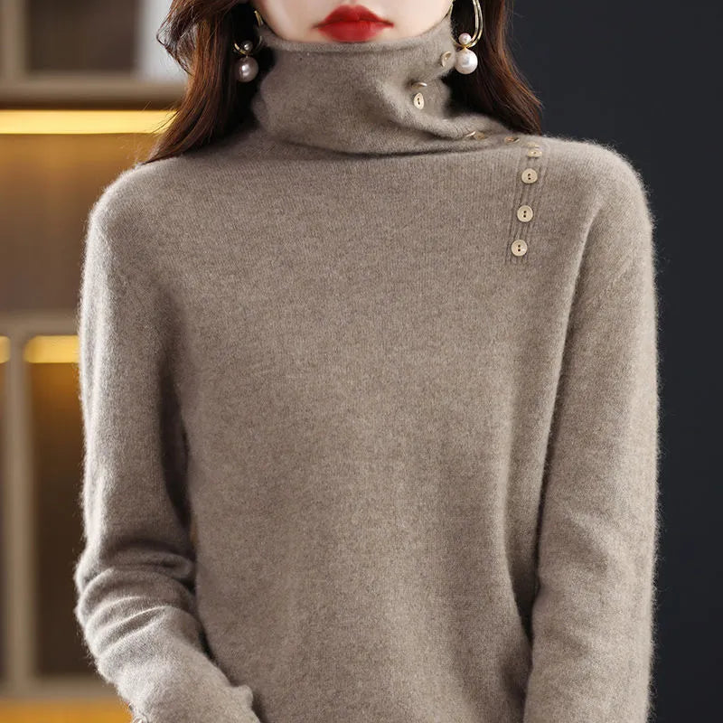 Slim fit knitted pullover shirt in core-spun yarn with a 3D pattern, shown in a choice of colours.