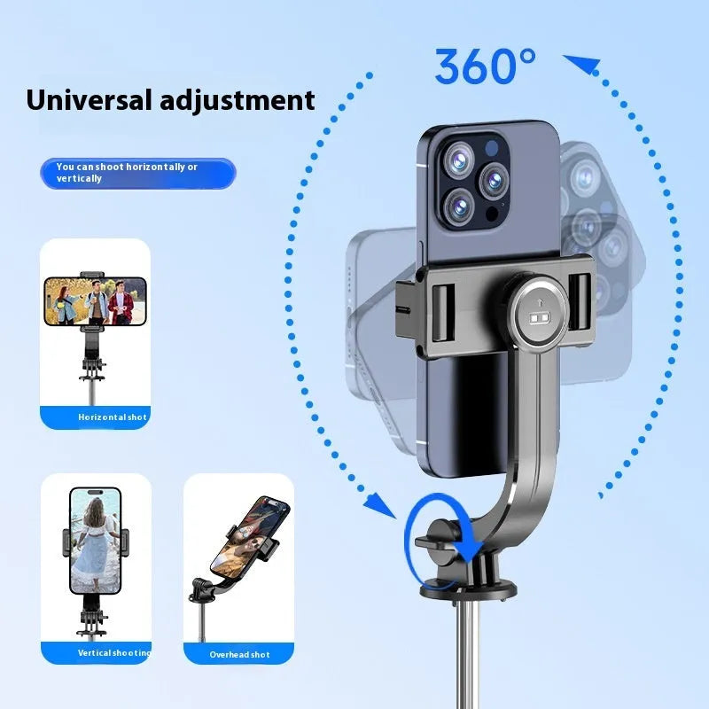 Selfie stick portable tripod Bluetooth telescopic rod ABS stainless steel universal style F15 model