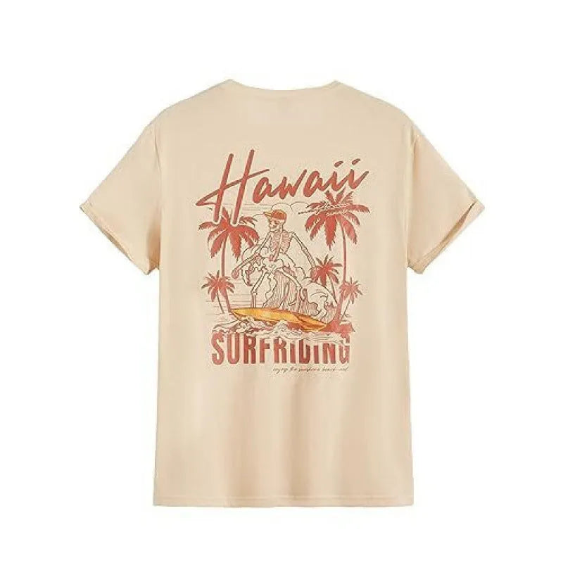 Men's printed short-sleeve sports t-shirt in polyester, showing digital pattern design, available in multiple sizes.
