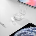 Translucent plastic replacement ear case for clamshell Bluetooth headphones in gold, black, purple, and clear.