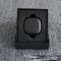 Carbon fibre moulded protective cover for Budspro headset, plaid finish