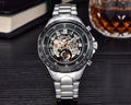 MCE men's explosion proof mechanical watch with traditional winding movement available in four colour variations
