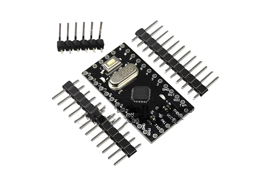 Mini Pro Professional microcontroller circuit board with multiple connection pins