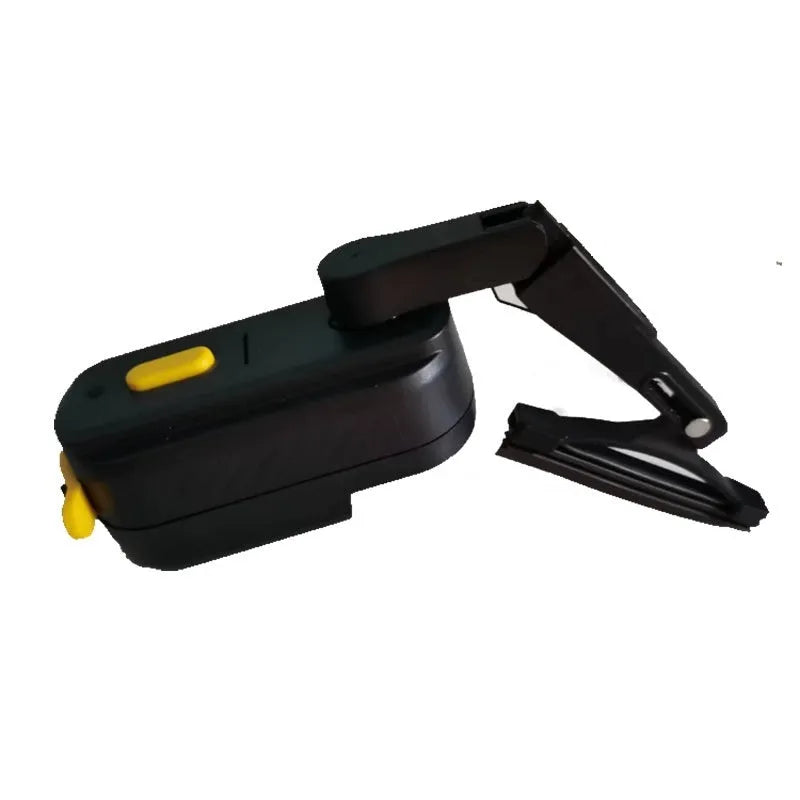 Black TZ-HW065 motorcycle helmet wiper motor unit with a 65mm blade.