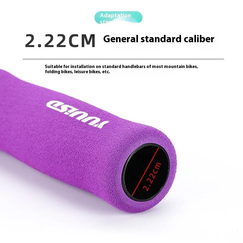 Pair of soft sponge mountain bike handlebar grip covers in chosen colour, weighing 41g.