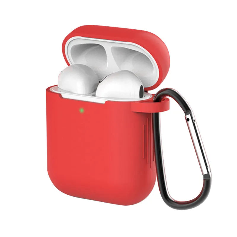 Silicone protective cover for Apple AirPods 1st and 2nd generation in various colours