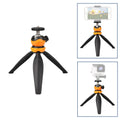 Aluminium alloy projector bracket phone selfie stand in black with adjustable height and 360 degree rotation