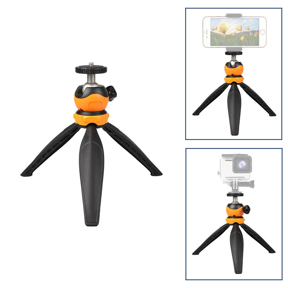 Aluminium alloy projector bracket phone selfie stand in black with adjustable height and 360 degree rotation