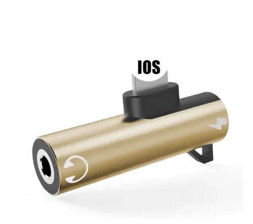 Lightning to 3.5mm headphone adapter for iPhone in multiple colour options