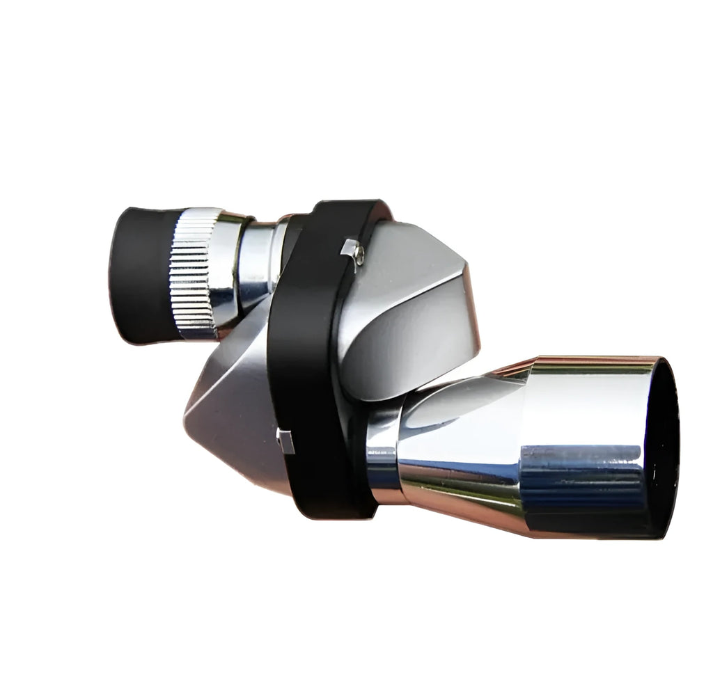 Aluminium alloy pocket monocular telescope with 8x magnification and 20mm lens, shown with canvas carry bag.