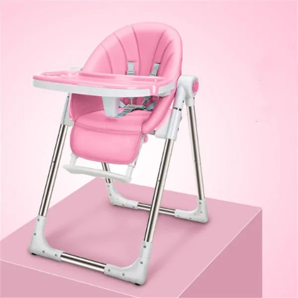 Blue anti-fall baby chair for toddler made from eco-friendly waterproof plastic