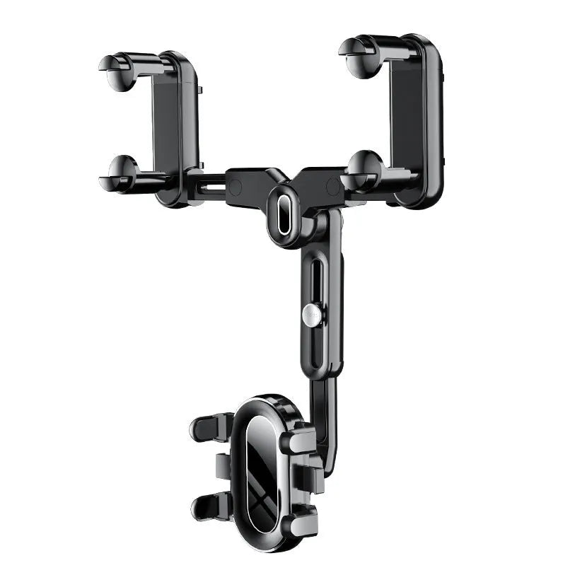 Black ABS automobile rear view mirror bracket for 7th generation upgraded folding rod mirrors