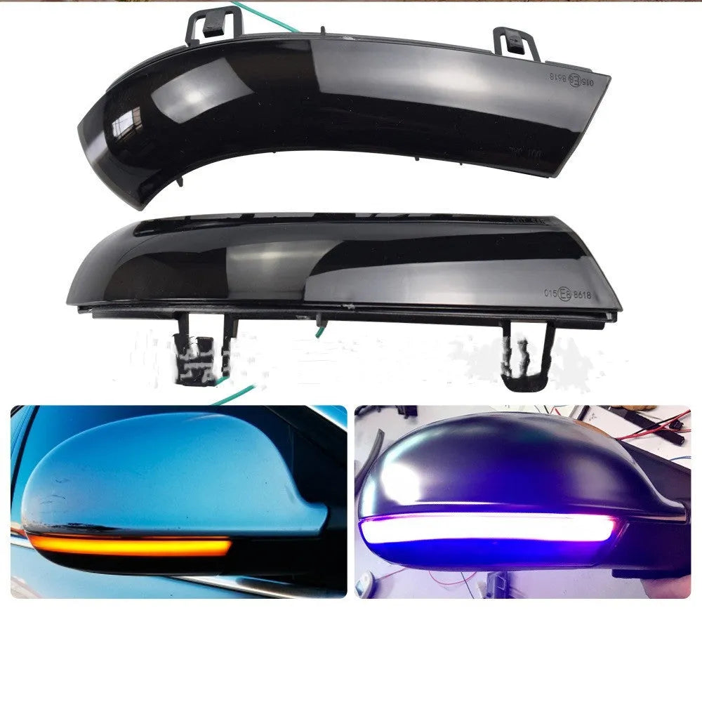 Volkswagen dynamic running water turn signal light unit for Golf MK5 and compatible models.