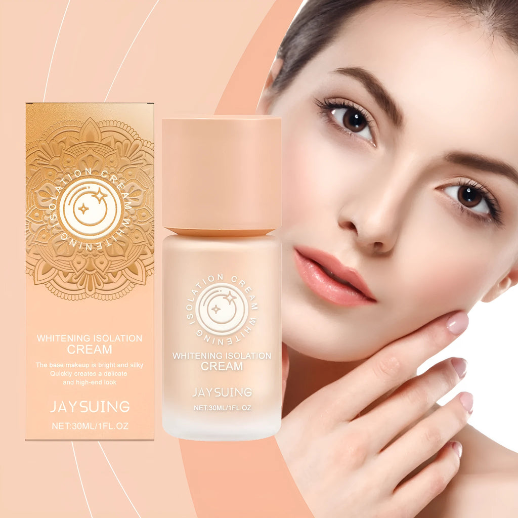 Clear moisturising make-up primer cream in 30ml isolation lotion packaging