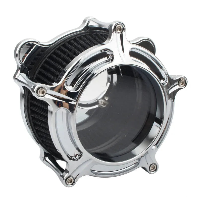 MP09-JJL aluminium air filter suction retrofitting accessory in selected colour with filter cartridge.