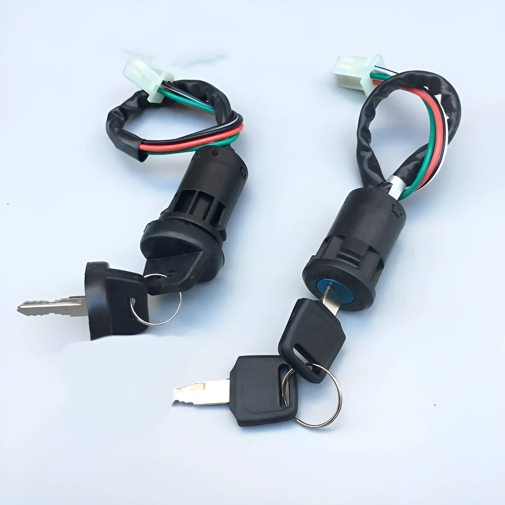 Waterproof electric door lock actuator for car central locking systems with plastic housing