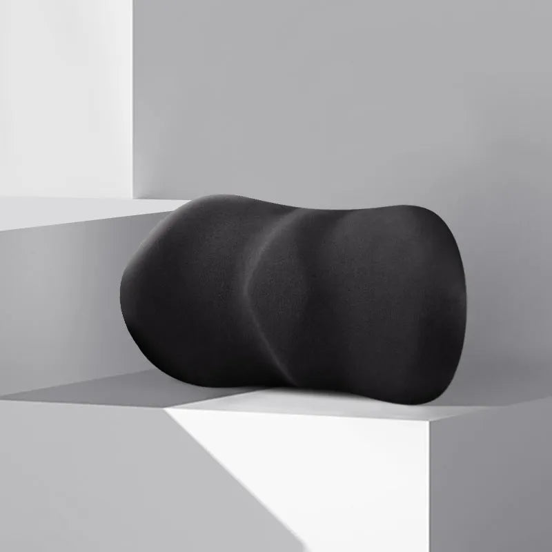 Car seat headrest pillow and lumbar support cushion set in five colour options