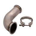 Stainless steel V-clamp downpipe plumbing replacement part