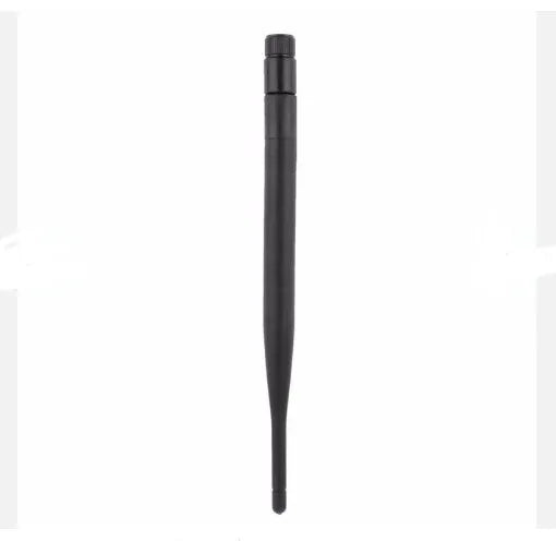 2.4GHz 5dBi WiFi antenna with SMA male connector and flexible rubber body