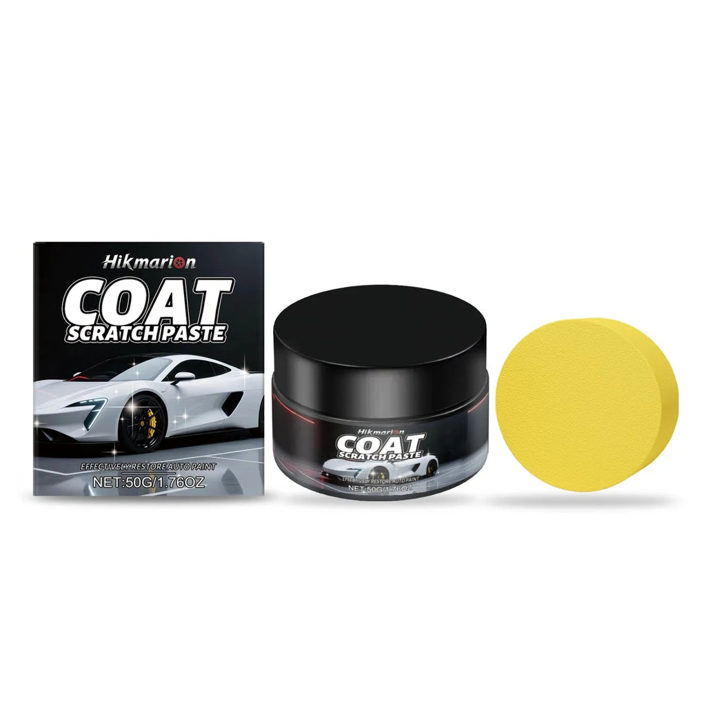 Coat Scratch Paste 50g tube with sponge applicator for car clear coat repair