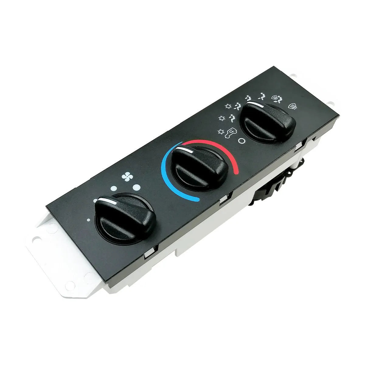 Black Jeep Wrangler air conditioning control switch panel for 2005-2006 models OE 55056558AA