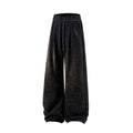 Women's fleece-lined straight-leg trousers in light grey, dark grey, and black colours