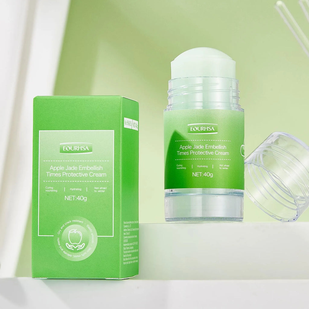 Moisturiser solid stick for dry hands and feet in various scent options