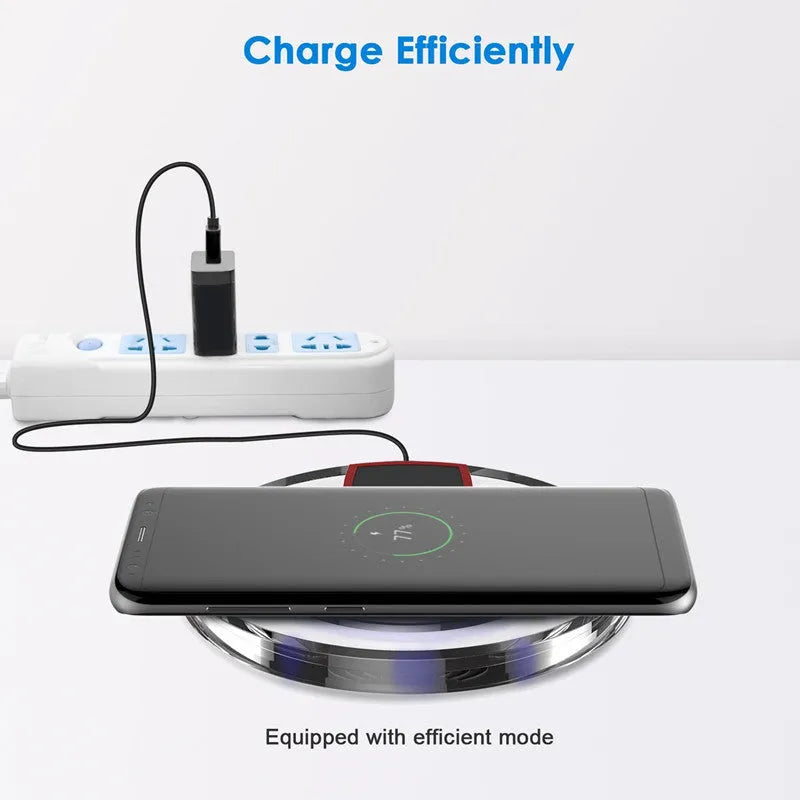 Qi wireless charging receiver module for Samsung Galaxy S8 and S8 Plus smartphones with 100mm diameter
