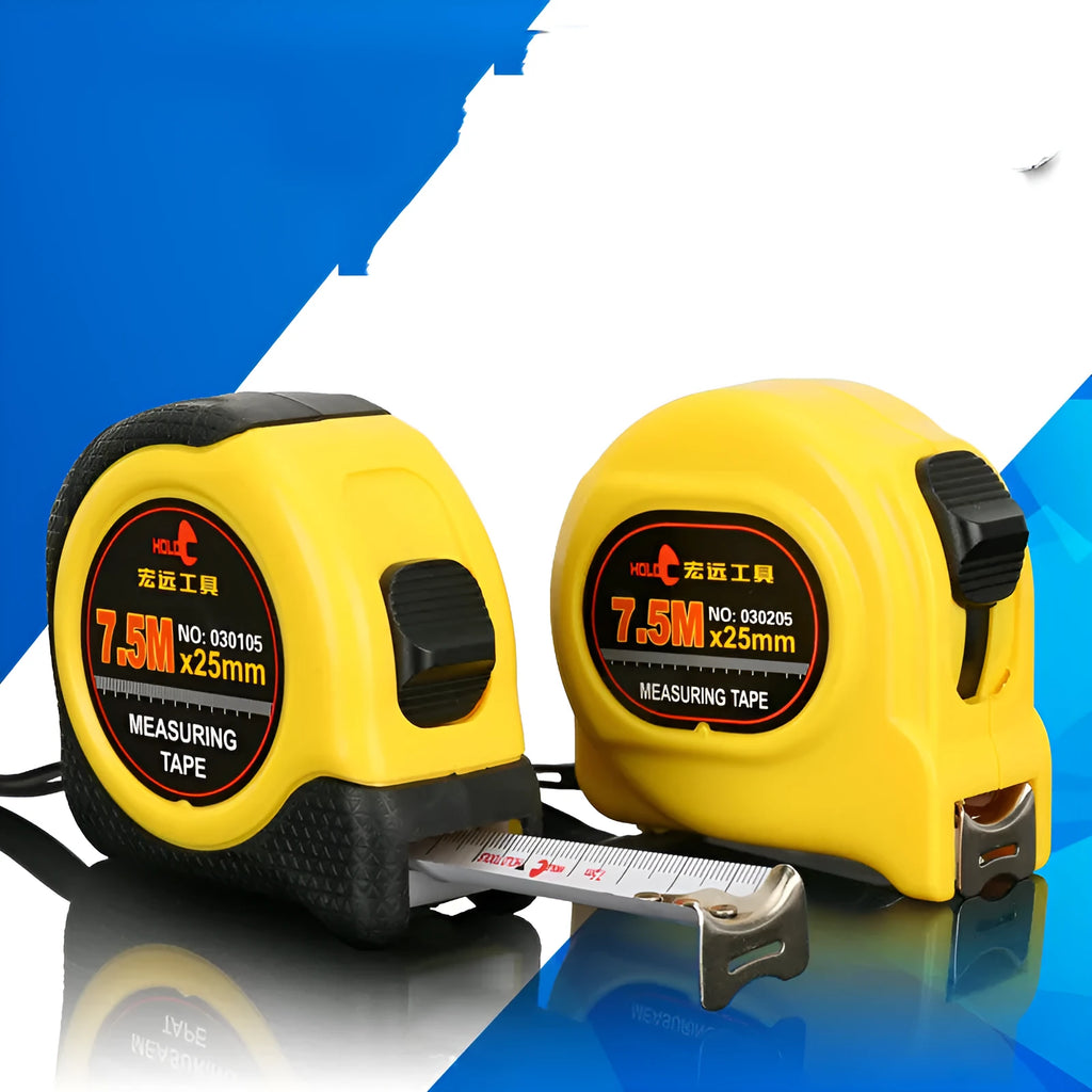High precision stainless steel thickened tape measure with metric scale, model HY-030202