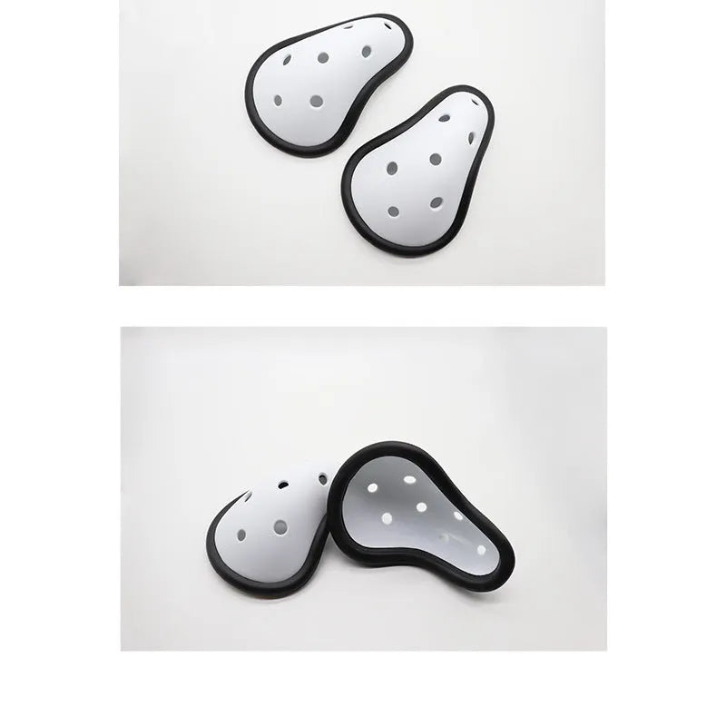 Black rubber genital protector for sports like Sanda, boxing, and hockey.