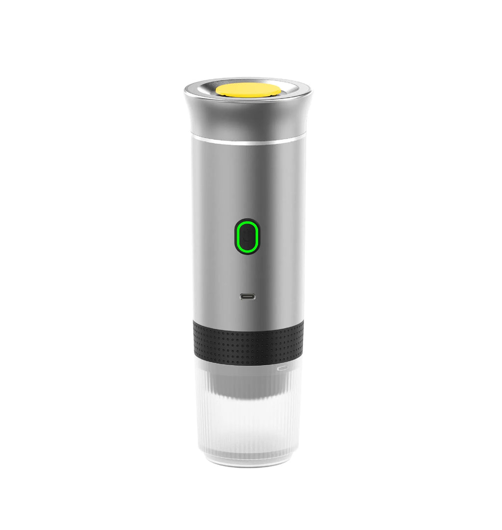 Portable 3-in-1 electric espresso machine for capsules and ground coffee in multiple colours